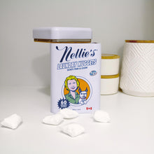 Nellie's Laundry Nuggets - 60 Loads - Fragrance-Free Pods - Plant-Based & Concentrated - Dissolves Quickly, No Residue - Mess-Free & Travel-Friendly - Safe for All Machines - Long-Lasting Power