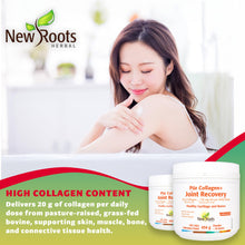 New Roots Herbal Pur Collagen + Joint Recovery, 454g - 20g Collagen, 120mg HA, Hydrolyzed Collagen Peptides Powder for Men & Women - Supports Cartilage, Bones and Joints, Collagen Supplement