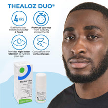 Thealoz Duo Eye Drops (2x10ml) - Clinically Proven Formula for Dry Eyes, Hydration with Hyaluronic Acid & Trehalose, Soothes & Lubricates, Tear Film Stabilization, Contact Lens Compatible (600 Drops)