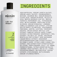 Nioxin Scalp + Hair Thickening System 2 Shampoo, For Natural Hair with Progressed Thinning, 33.8 fl oz (Packaging May Vary)