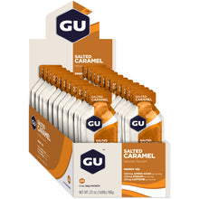 GU ENERGY Original Sports Nutrition Energy Gel, Salted Caramel, 24-Count