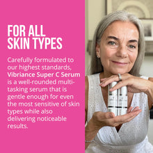 Vibriance Super C Serum for Mature Skin, Made in USA, All-in-One Vitamin Formula Hydrates, Firms, Lifts, Smooths, Targets Age Spots, Wrinkles, 1 fl oz