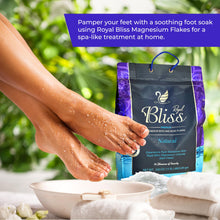 ROYAL BLISS Magnesium Flakes for Bath & Foot Soaks | 100% Pure & Natural Magnesium Chloride | Unscented, Fast-Dissolving | Deep Relaxation, Muscle Recovery, Skin Therapy | Superior to Epsom Salt (2 LB)