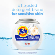 Tide Hygienic Clean Heavy Duty 10x Free Power PODS Laundry Detergent Liquid Soap Pods, 63 count, Unscented, For Visible and Invisible Dirt