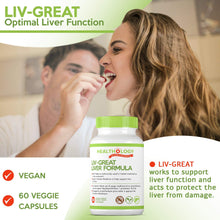 Healthology Liv-Great, all Natural Advanced Liver Detox Supplement, 60 Count