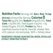 Whole Earth Liquid Sweetener, Stevia and Monk Fruit, 48 millilitres (Pack of 12), Packaging may vary