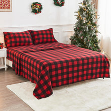 Softan Fleece Full Sheets Set 4-Piece Fuzzy Bed Sets with 15