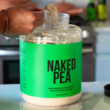 NAKED PEA - 100% Pea Protein Isolate from North American Farms - 5lb Bulk, Plant Based, Vegetarian & Vegan Protein. All 9 Essential Amino - Easy to Digest - Speeds Muscle Recovery - Non-GMO - No Preservatives - Gluten Free, Lactose Free, Soy Free - 76 Ser