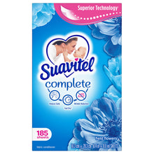 Suavitel Complete Fabric Softener Dryer Sheets, Field Flowers, 185 ct, 4 pack