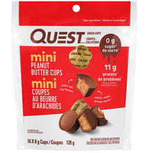 Quest Nutrition Peanut Butter Cups + Mini Peanut Butter Cups | High Protein, Low Carb, Low Sugar, Keto Friendly