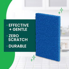 Scotch-Brite Zero Scratch Scouring Pad, Effective + Gentle Dish Scrubber for Household Cleaning, 48 Scrub Pads for Dishes, Nonstick Pots and Pans, Glass, Tubs, Showers, Reusable & Durable