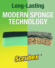 Scrubex Heavy Duty Odor Resistant Scrub Sponge, Multi-Purpose Sponge for Kitchen and Household, Safe for Non-Coated Cookware (24 sponges)