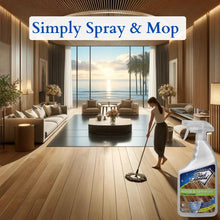 WOOD And LAMINATE Floor Cleaner: For Hardwood, Real, Natural and Engineered Flooring, Biodegradable Safe for Cleaning All Floors.