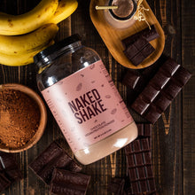 Naked Shake - Chocolate Protein Powder - Plant Based Protein Shake from US & Canadian Farms with MCT Oil, Gluten-Free, Soy-Free, No GMOs or Artificial Sweeteners - 30 Servings