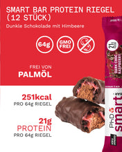 PhD Performance Nutrition Smart Bar, Dark Choc Raspberry, 12 count