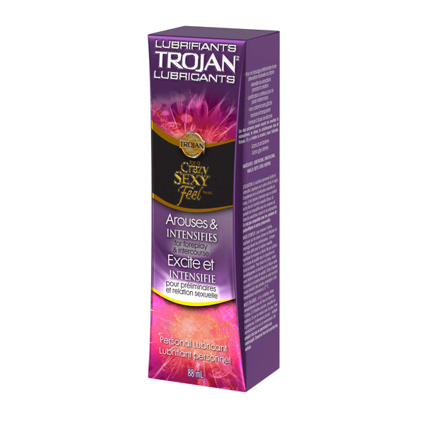 TROJAN Silicone Lube, Arouses & Intensifies, Personal Lubricant, Fragrance-Free, Dye & Paraben-Free, 88-ml