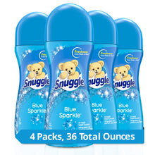 Snuggle Scent Shakes In-Wash Scent Booster Beads, Blue Sparkle, 9 oz, Pack of 4