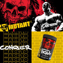 MUTANT HARDCORE BCAA - Pre, Intra or Post Workout – BCAA next level branched-chain Amino Acids Supplement – Hydration + Recovery - 30 serving - Fruit Punch