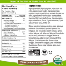 Orgain Organic Plant Based Canadian Protein Powder, Creamy Chocolate Fudge - Vegan, Lactose Free, Gluten Free, Dairy Free, No Sugar Added, Soy Free, Kosher, Non-GMO, 920g