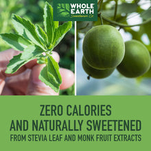 Whole Earth Liquid Sweetener, Stevia and Monk Fruit, 48 millilitres (Pack of 12), Packaging may vary