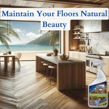 WOOD And LAMINATE Floor Cleaner: For Hardwood, Real, Natural and Engineered Flooring, Biodegradable Safe for Cleaning All Floors.