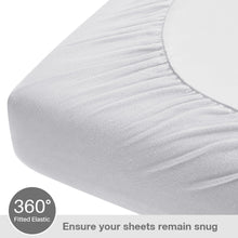 Softan Queen Micro Fleece Sheets Set, 4-Piece Queen Size Bed Sheet Set, Plush Velvet Fleece Sheet Set with 15