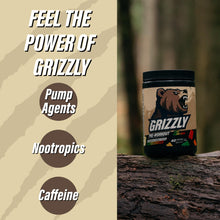 GRIZZLY Pre Workout Powder for Women & Men - Intense Strength Power & Focus - Caffeine L-Citrulline & Beta-Alanine - Sour Gummy Bear - 40 Servings