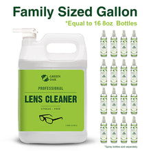 Green Oak Lens Cleaner Refill Professional Lens Cleaner Refill– Best for Eyeglasses, Cameras, and Lenses - Safely Cleans Fingerprints, Dust, Oil (1 Gallon Refill)