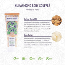 Human+Kind Body Souffle - Light, Fluffy Skin Conditioner for Hydrating and Smoothing Dry Skin - Natural, Vegan Formula with Shea Butter and Apricot Kernel Oil - Light, Fresh Fragrance - 500 ml