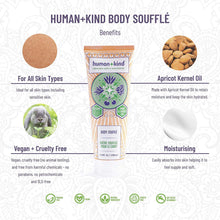 Human+Kind Body Souffle - Light, Fluffy Skin Conditioner for Hydrating and Smoothing Dry Skin - Natural, Vegan Formula with Shea Butter and Apricot Kernel Oil - Light, Fresh Fragrance - 500 ml