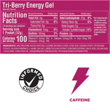 GU ENERGY Original Sports Nutrition Energy Gel, Tri Berry, 24-Count