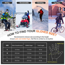 Men's Winter Gloves 3M Thinsulate Thermal Insulated Warm Waterproof Windproof Touchscreen in Cold Weather Snow Ski Skiing Snowboard