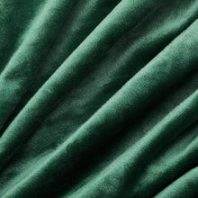 TONGDADA Weighted Blanket Cover (Dark Green Minky Dot, 60''x80'' Duvet Cover)