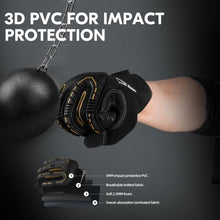 Vgo 1 Pair Heavy Duty Mechanic Gloves, Work Gloves, Impact Reducing, Touchscreen (Size S, Black, SL8849)