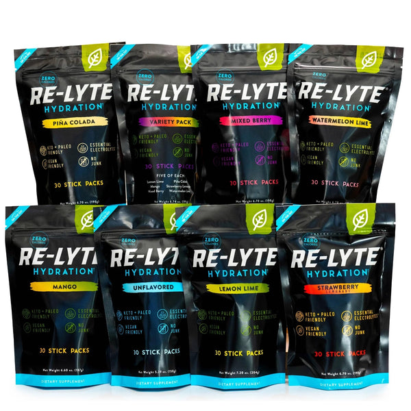 REDMOND Re-Lyte Hydratio Electrolyte Drink Mix (Mango) 30 Stick Packs