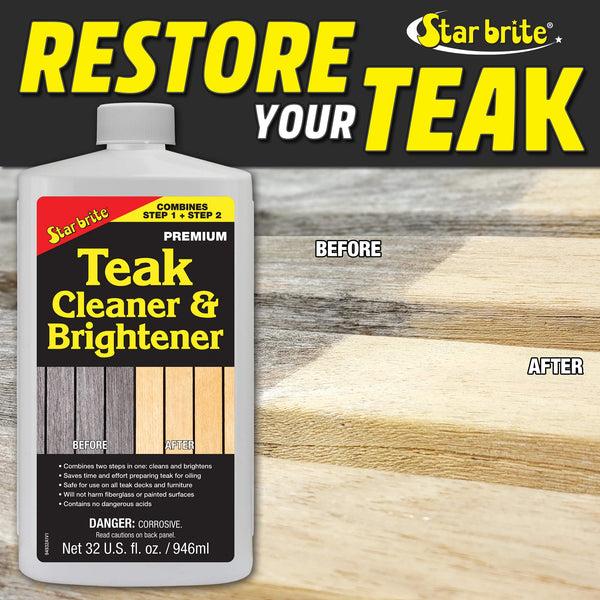 Star Brite 094932 One Step Teak Cleaner and Brightener - 32 oz