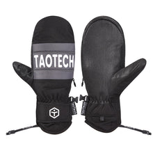 TaoTech Basic Determined Gloves Snowboarding Men's Women's Ski Gloves Lightweight Thermal Water Repellent Waterproof Windproof Pocket Leash Included 5 Finger Inner(L,Black)