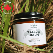 Premium Whipped Tallow Balm – 4 oz Unscented Face & Body Cream for Radiant Skin & Youthful Glow, Made with Organic Grass-Fed Canadian Tallow, Beef Tallow Skincare by Vital Acres