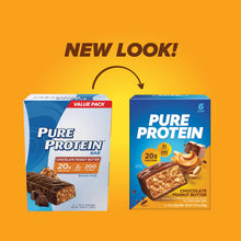 Pure Protein Bar Variety Pack (6 Chocolate Peanut Butter, 6 Chewy Chocolate Chip, 6 Chocolate Deluxe), (18 Count of 1.76 Oz Bars) from Pure Protein