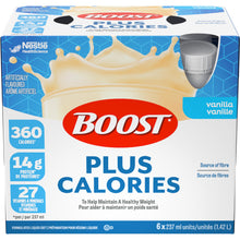 BOOST PLUS Complete Nutrition Drink, Vanilla, 6x237ml Bottles, Case Pack of 4, Packaging May Vary