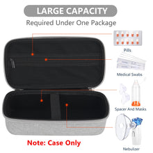 WFDL Portable Carrying Case for Nebulizer Machine and Asthma Inhaler… (Gray)