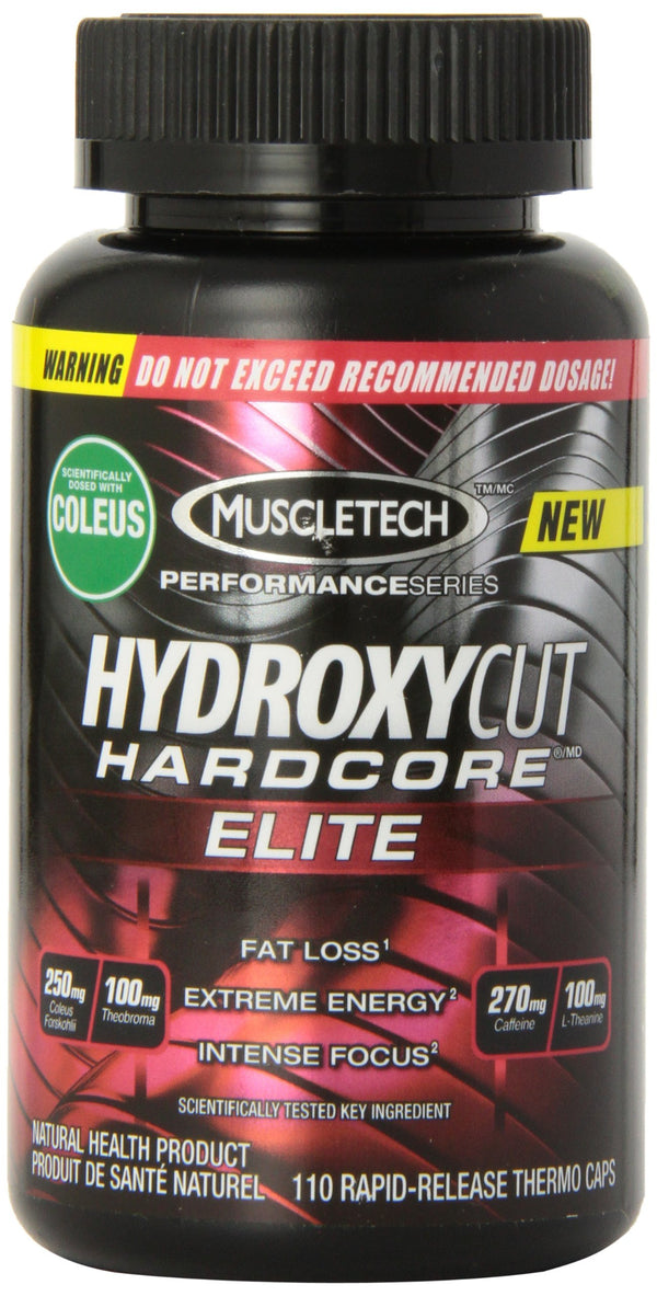 Weight Loss Pills for Women & Men, Hydroxycut Hardcore Elite, Weight Loss Supplement Pills, Energy Pills, Metabolism Booster for Weight Loss, Weightloss & Energy Supplements, 110 Pills(package varies)