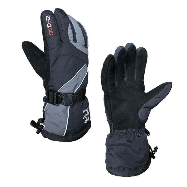 SKYDEER Skiing Gloves for Men and Women, Waterproof Deerskin Suede Winter Gloves for Cold Weather Work (SD8751T/L)