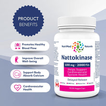 Nattokinase Supplement Capsules 90 Caps - Nattokinase 2000 fu - Nattokinase 100mg - Support Cardiovascular Health - 3rd Party Tested - Formulated & Made in Canada