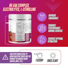 Shop Sante Intra Workout Plus - EAA + BCAA Powder - 30 Servings, Essential Amino Acids, Drink Supplements for Hydration, Endurance & Muscle Recovery - 8g EAAs, Electrolytes - Raspberry