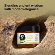 Organic Tallow Manuka Honey Balm: Natural, Unscented Balm for the Face and Body, Made with Organic, Grass-Fed/Finished Canadian Beef Tallow and Raw, Organic New Zealand Manuka Honey, for Sensitive Skin, by Lipidology, 60 ml (2 oz) Buy From Quality Organic