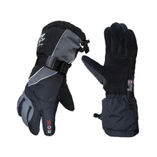 SKYDEER Skiing Gloves for Men and Women, Waterproof Deerskin Suede Winter Gloves for Cold Weather Work (SD8751T/L)