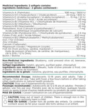 Platinum Naturals - Easymulti Teen for Young Women, 120 Softgels - Multivitamins for Teen Girls Vitamins Multivitamin Capsules - Daily Multivitamin with Iron - Brain Health and Mood Support Supplement