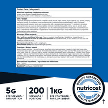 Nutricost Creatine Monohydrate Micronized Powder (1 KG) - Pure Creatine Monohydrate