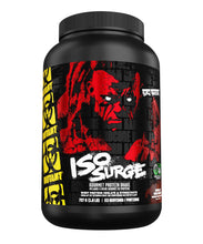 MUTANT ISO SURGE | Gourmet hardcore protein formula - whey protein Isolate powder, low carb, low fat, digestive enzyme boosted - Chocolate Fudge Brownie - 727 g